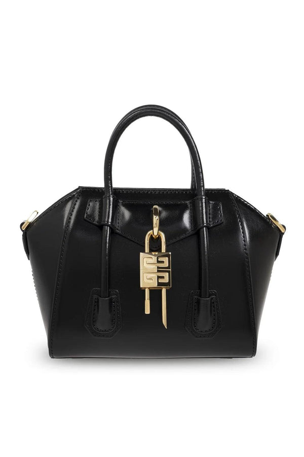 Givenchy Antigona Toy Lock Top Handle Bag Black