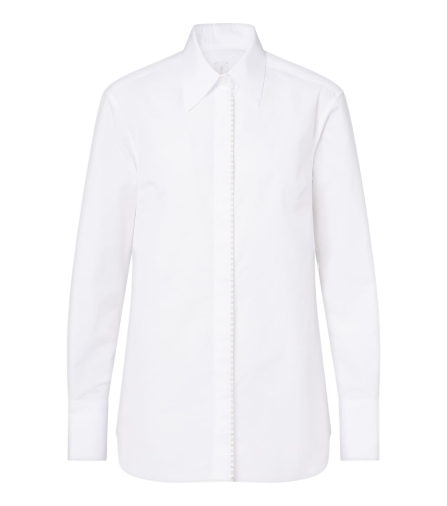 Eleventy Cotton and silk poplin shirt