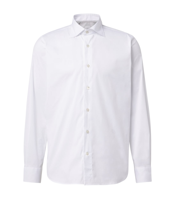 Eleventy Cotton-blend poplin shirt