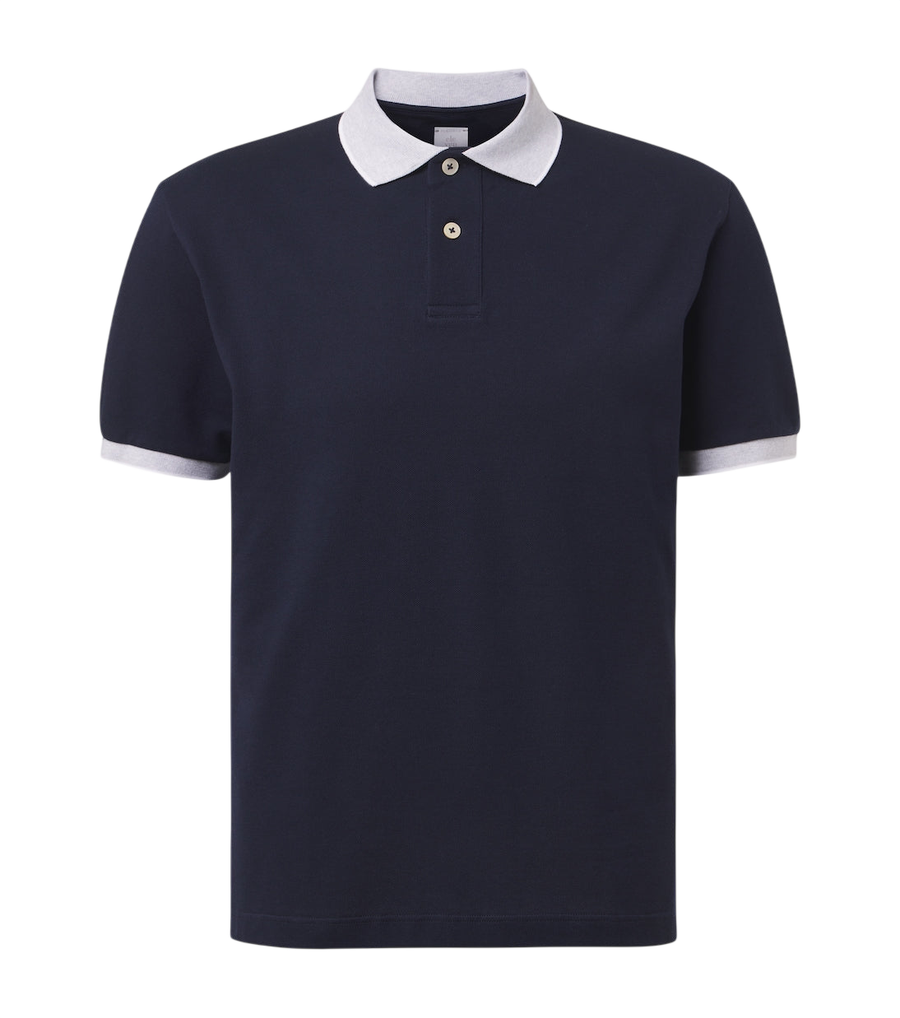 Eleventy Cotton piqué polo shirt