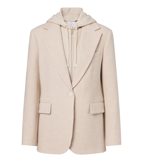 Eleventy Layered wool blazer