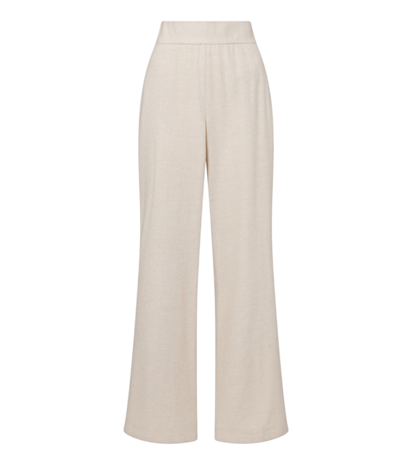Eleventy Wool and cashmere wide-leg pants