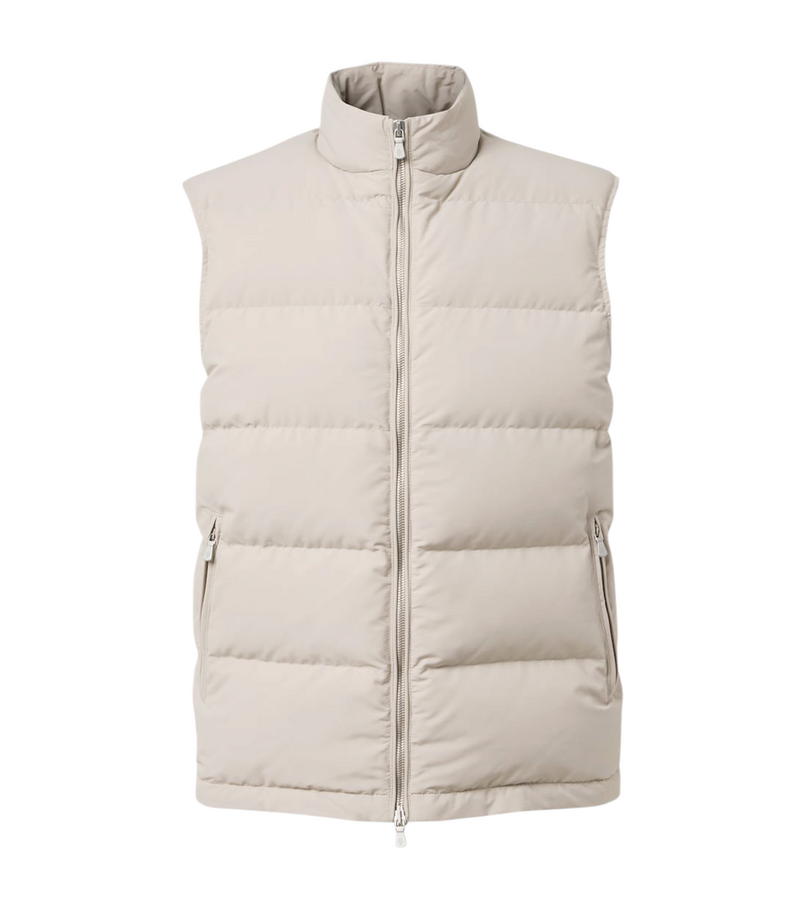 Eleventy Wool-blend down vest