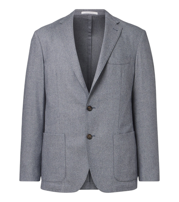 Eleventy Wool, cotton, and cashmere blazer
