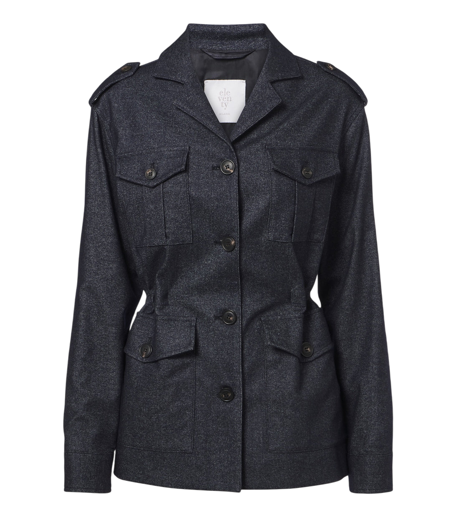 Eleventy Wool, cotton, and cashmere jacket
