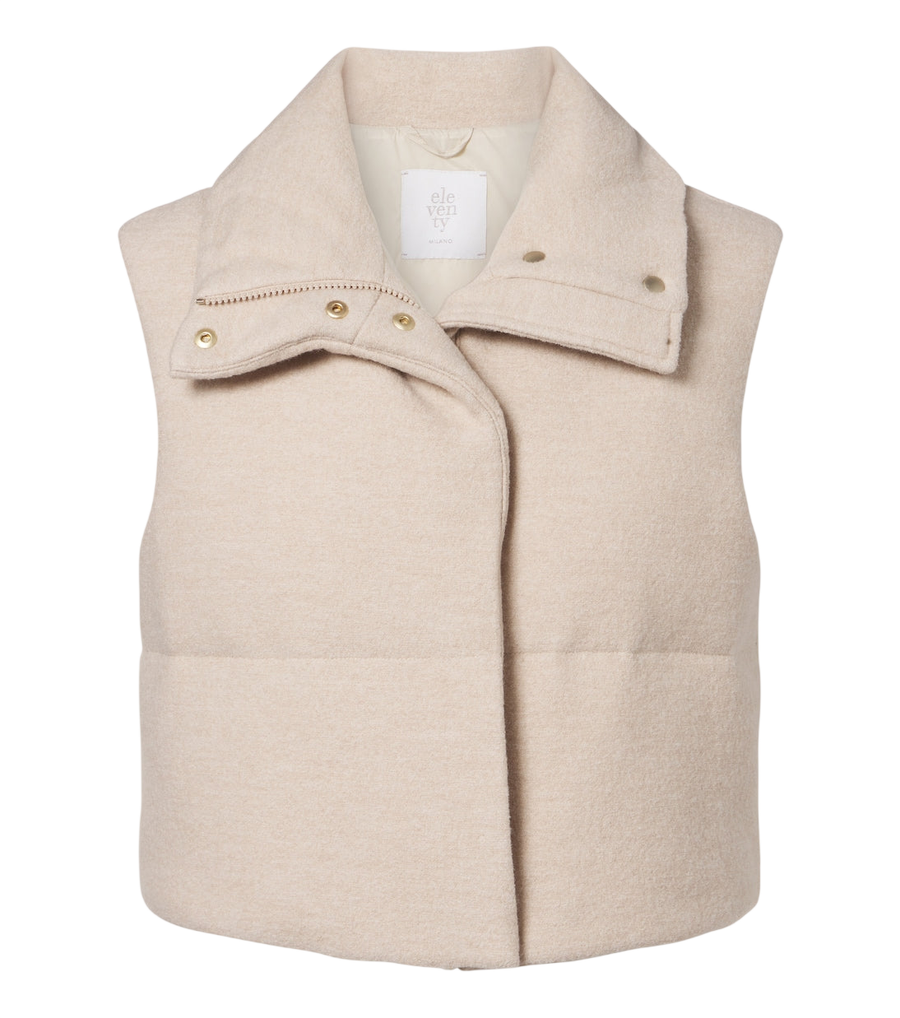 Eleventy Wool down vest