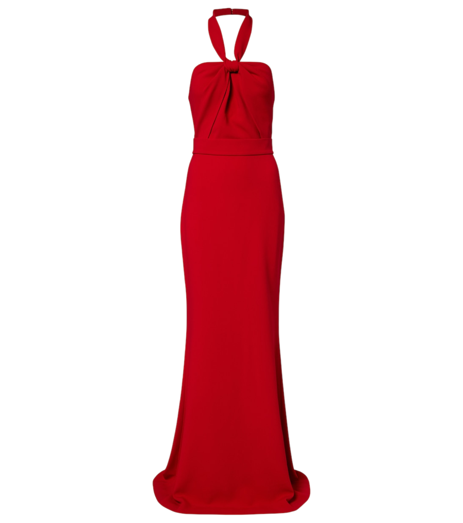 Elie Saab Draped halterneck gown