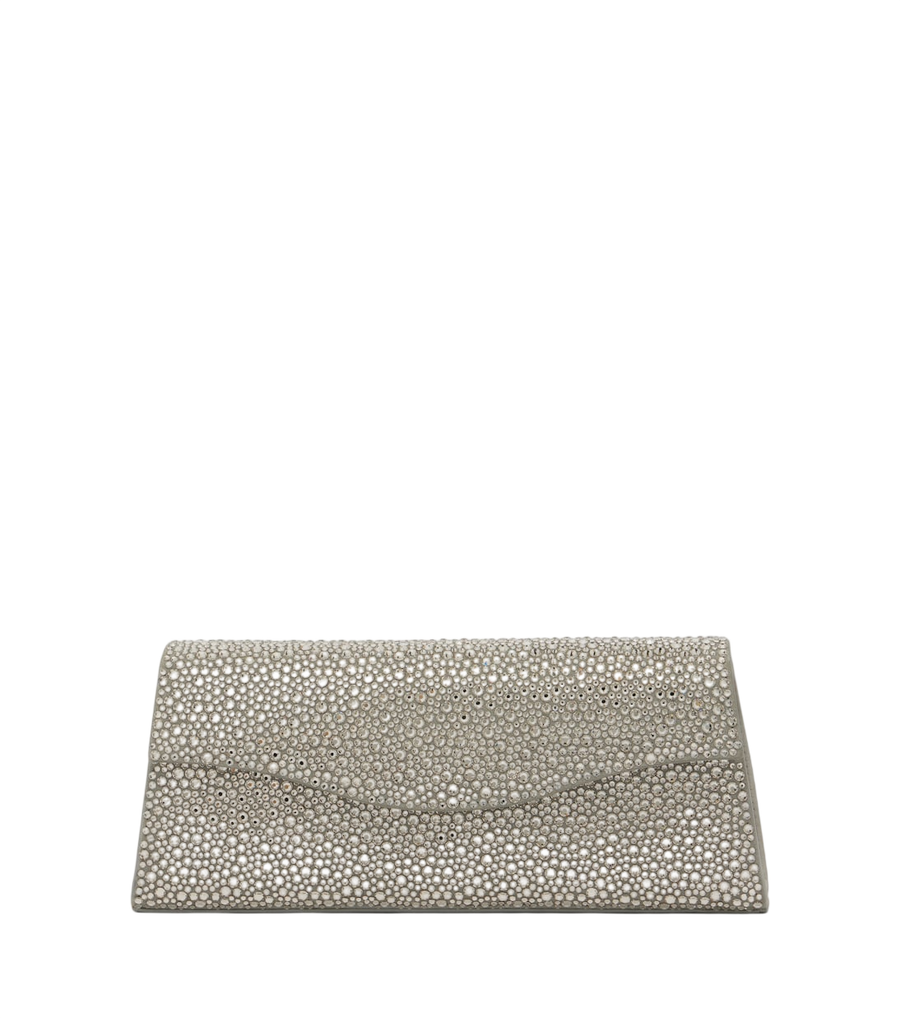 Elie Saab The Midnight embellished suede clutch