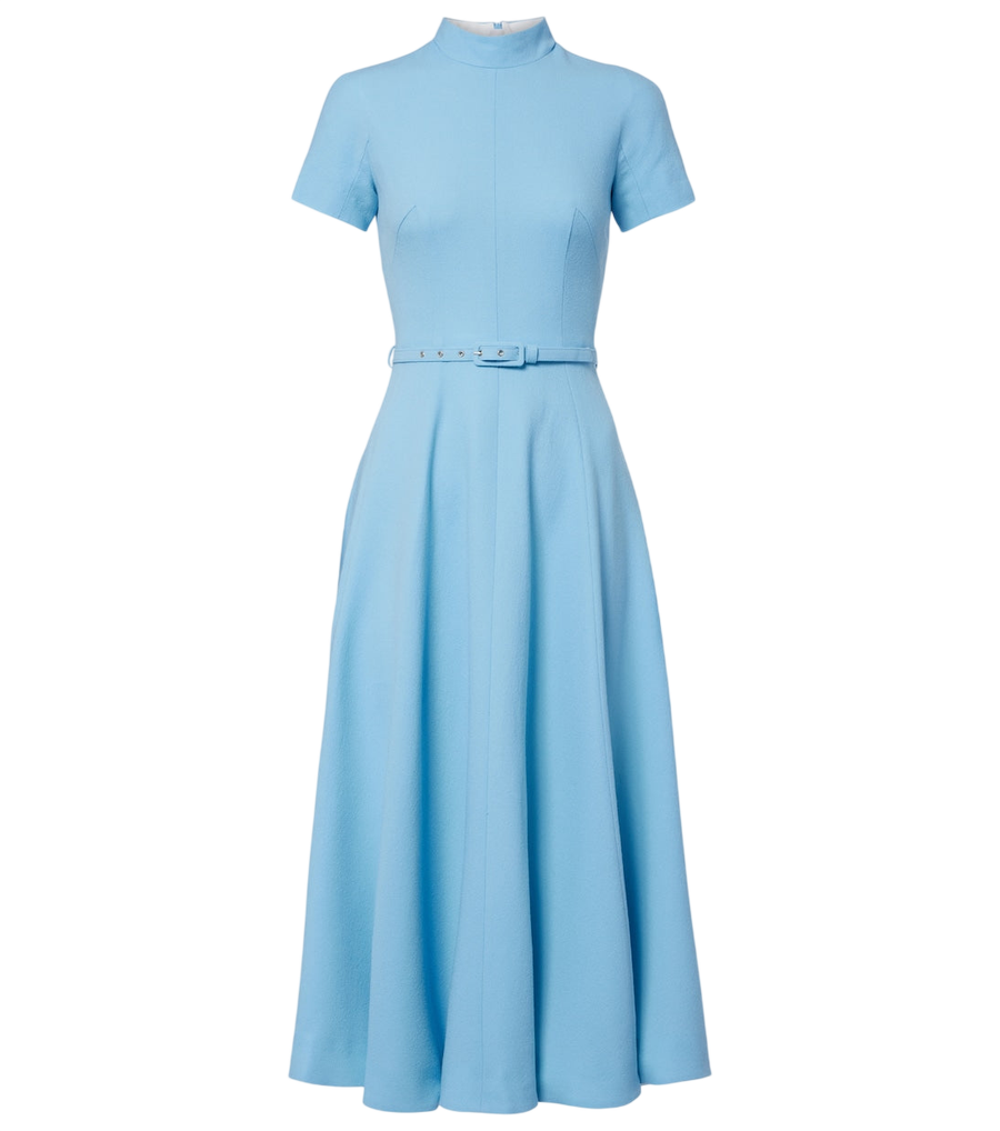 Emilia Wickstead Camilla wool crêpe midi dress