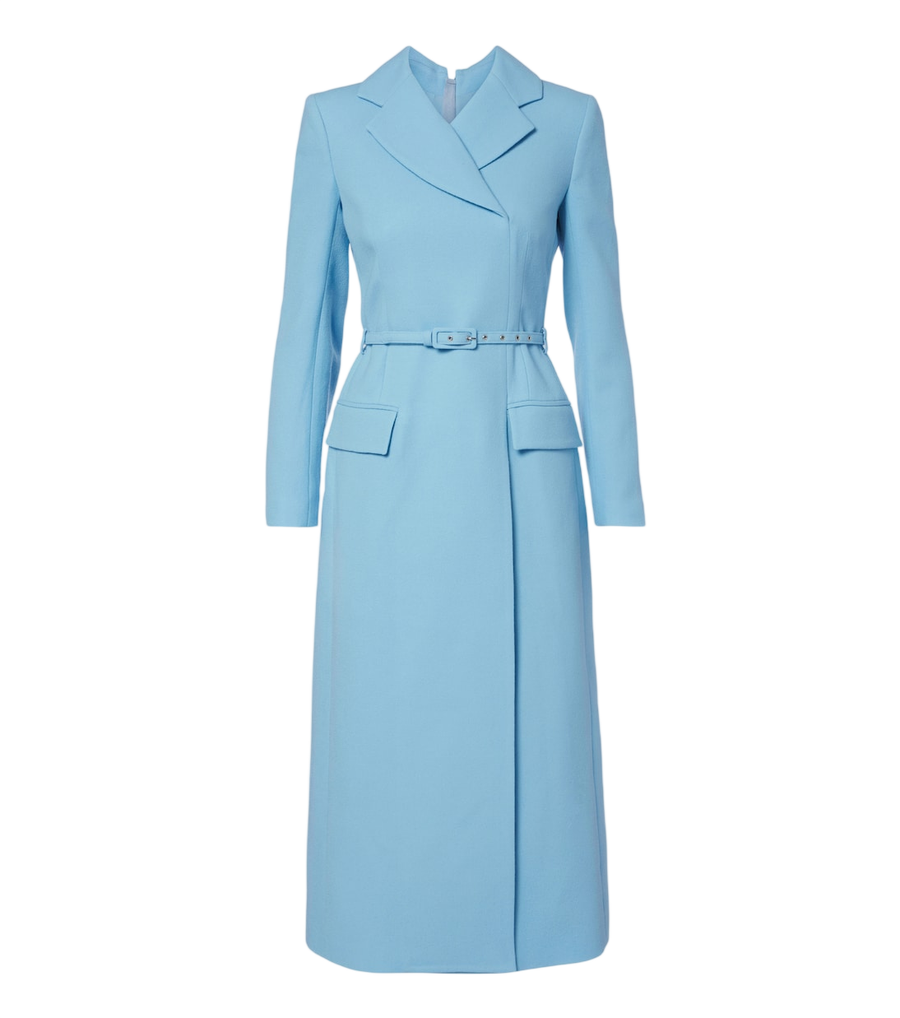 Vestido midi de crepé de lana Kalonice de Emilia Wickstead