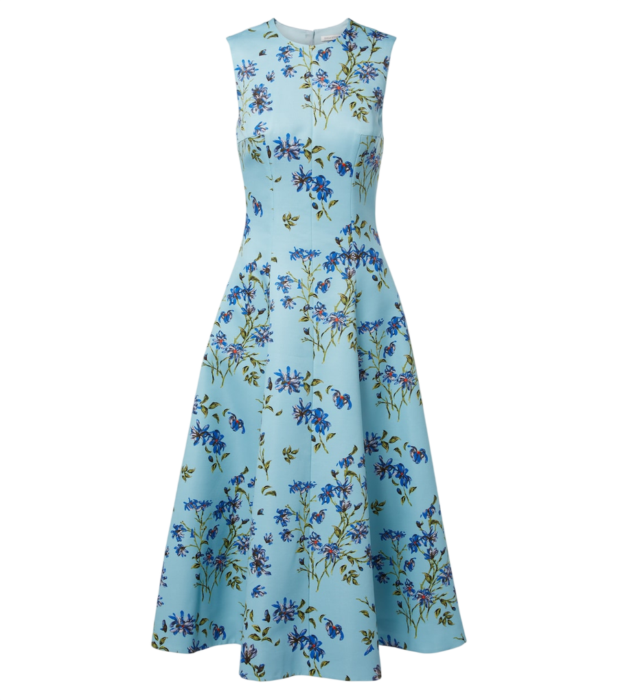 Robe midi à fleurs Mara d'Emilia Wickstead