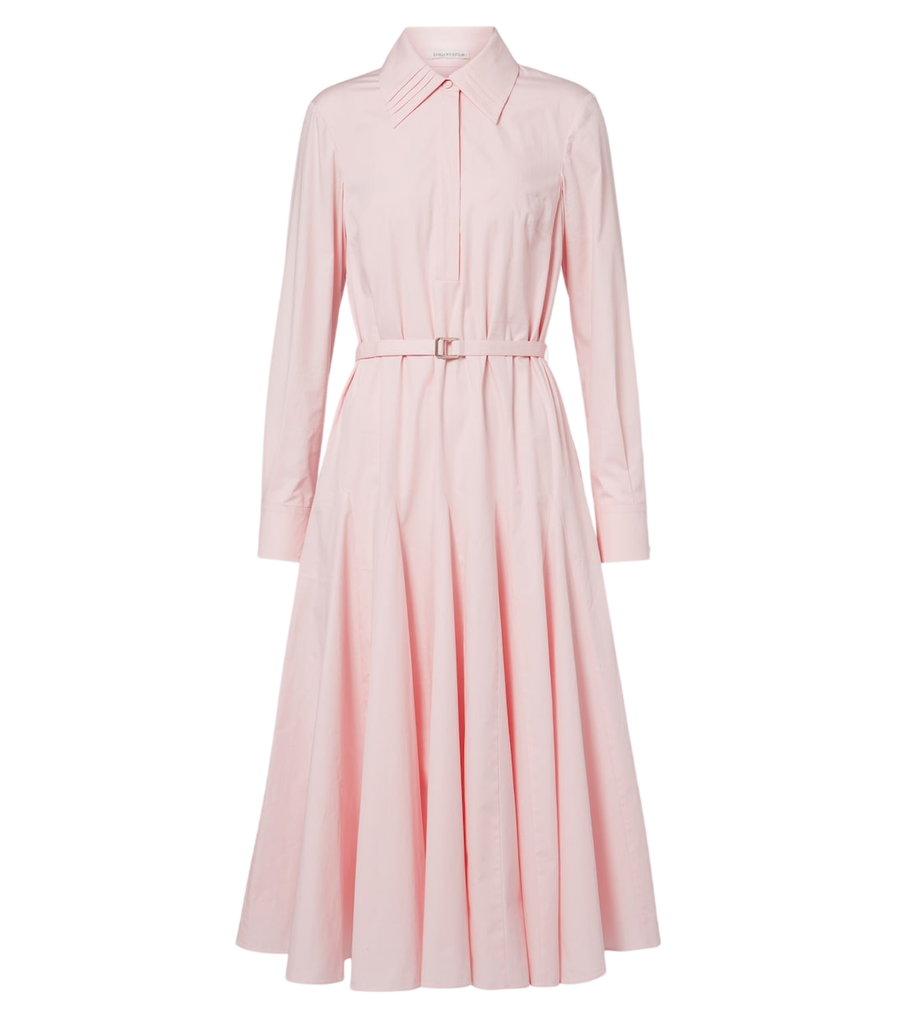 Robe-chemise en coton ceinturée Marione d’Emilia Wickstead
