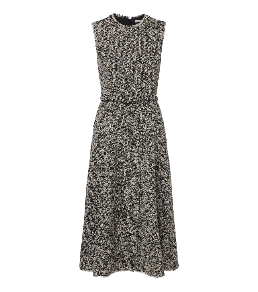 Abito midi Emilia Wickstead Rosalino in bouclé misto lana