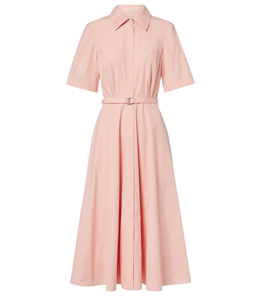 Vestido midi de algodón con cinturón Rubie de Emilia Wickstead