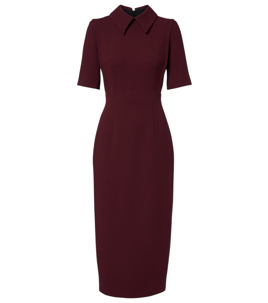 Emilia Wickstead Valletta wool crêpe midi dress