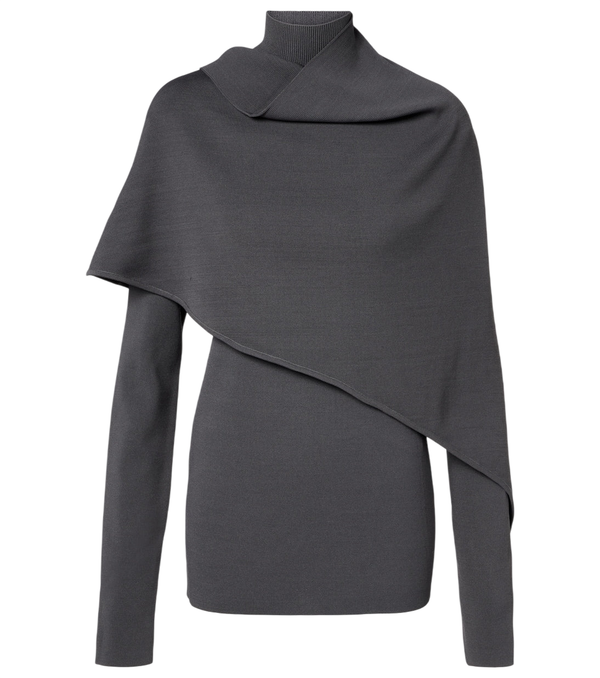 Entire Studios Wrap caped turtleneck sweater