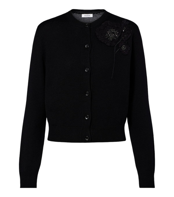 Erdem Beaded wool cardigan