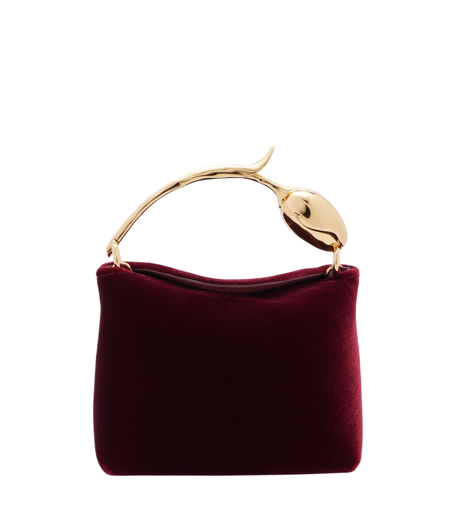 Bolso de mano Erdem Bloom de microterciopelo
