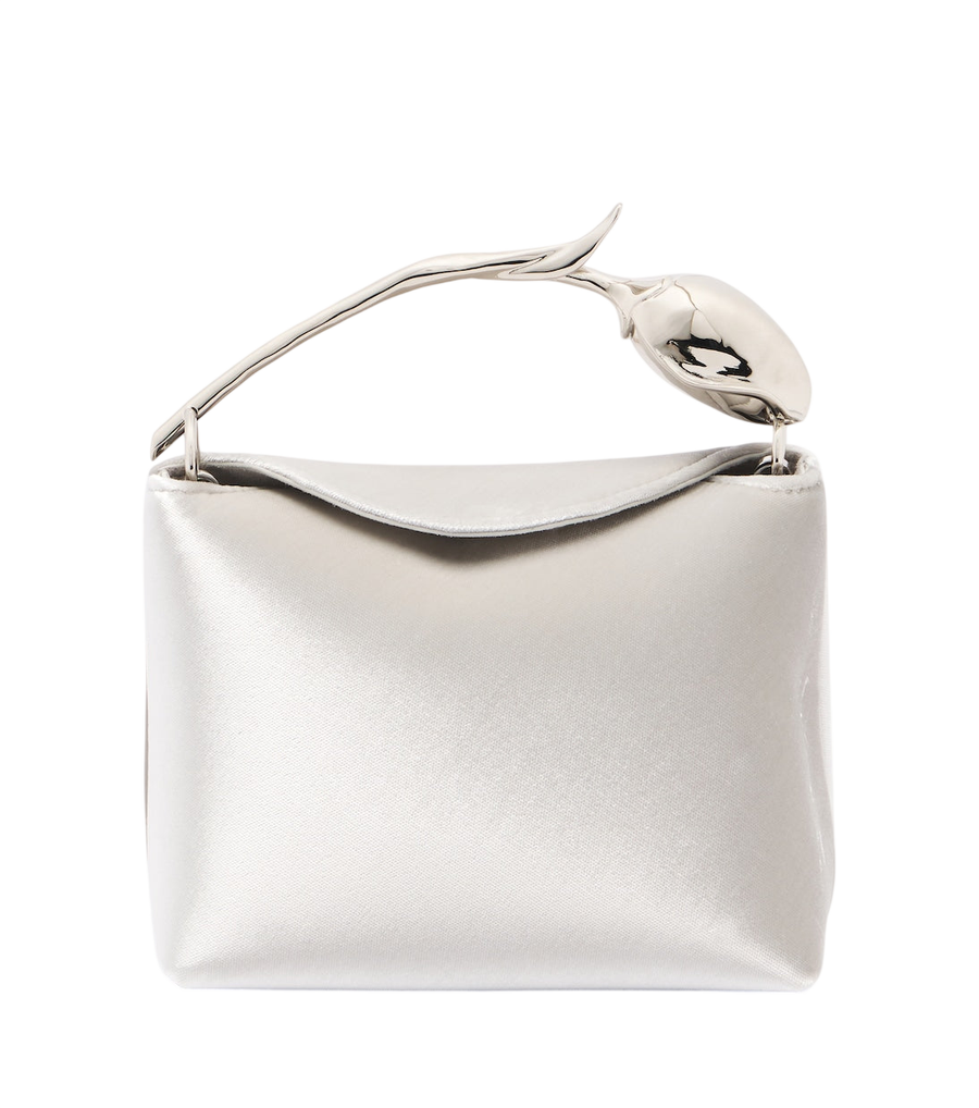 Erdem Bloom Mini velvet top-handle bag