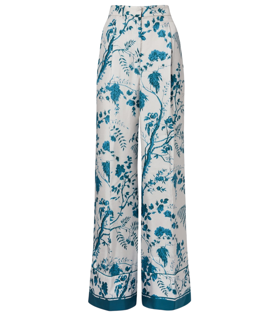 Erdem Floral silk pajama pants