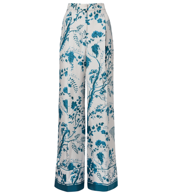 Erdem Floral silk pajama pants