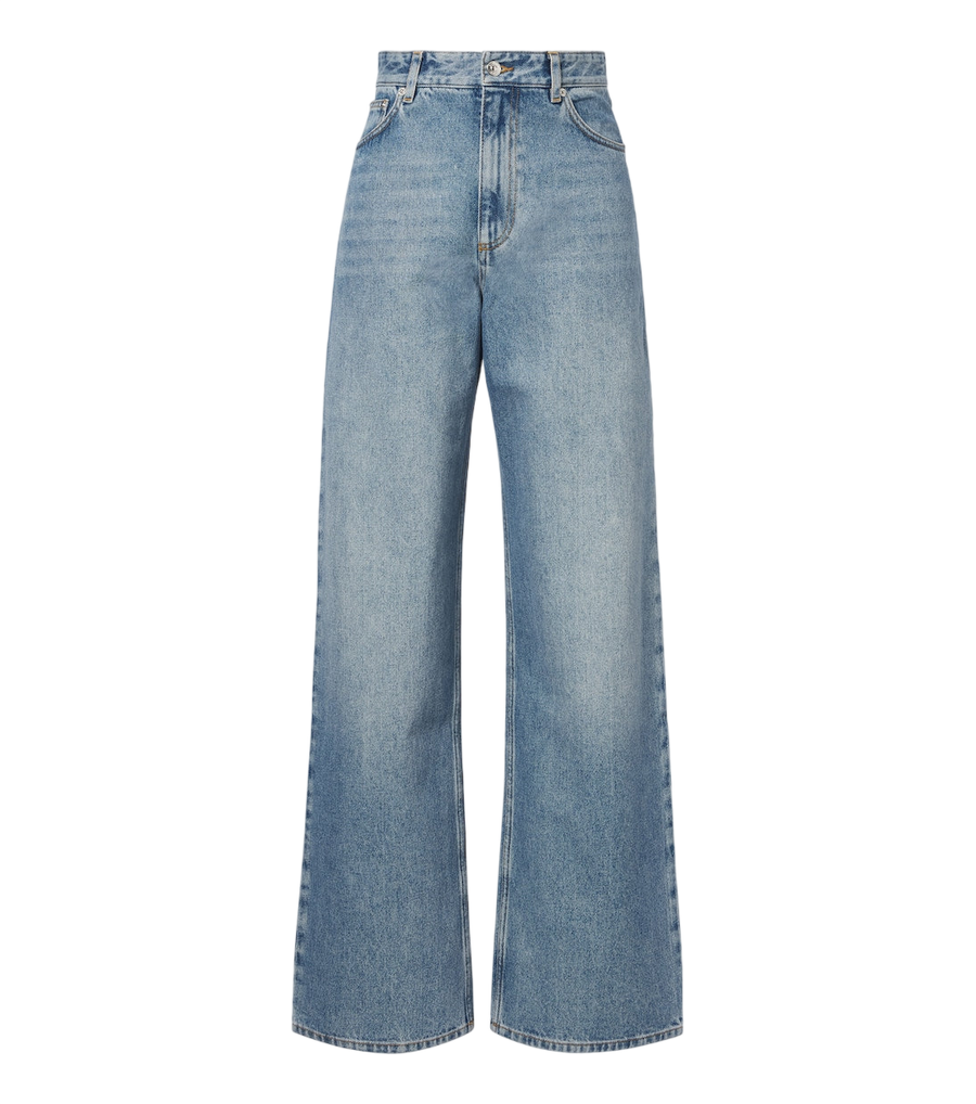 Erdem High-rise wide-leg jeans