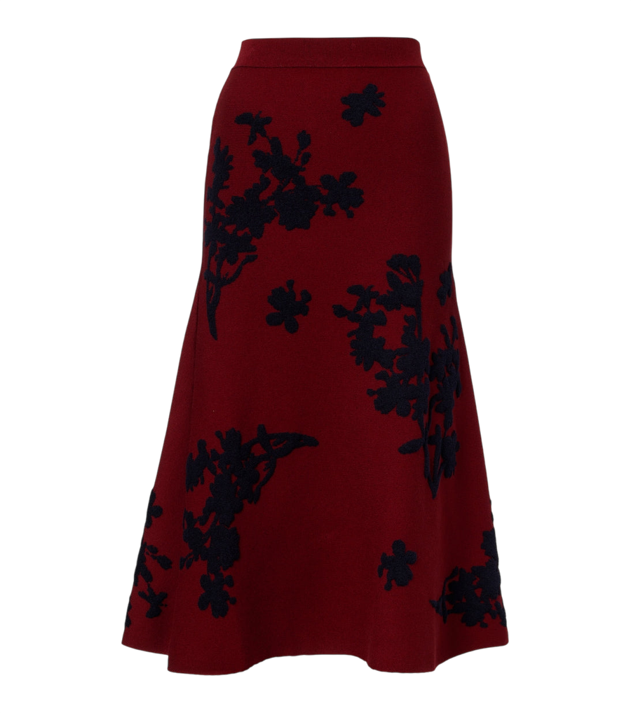 Gonna midi jacquard Erdem