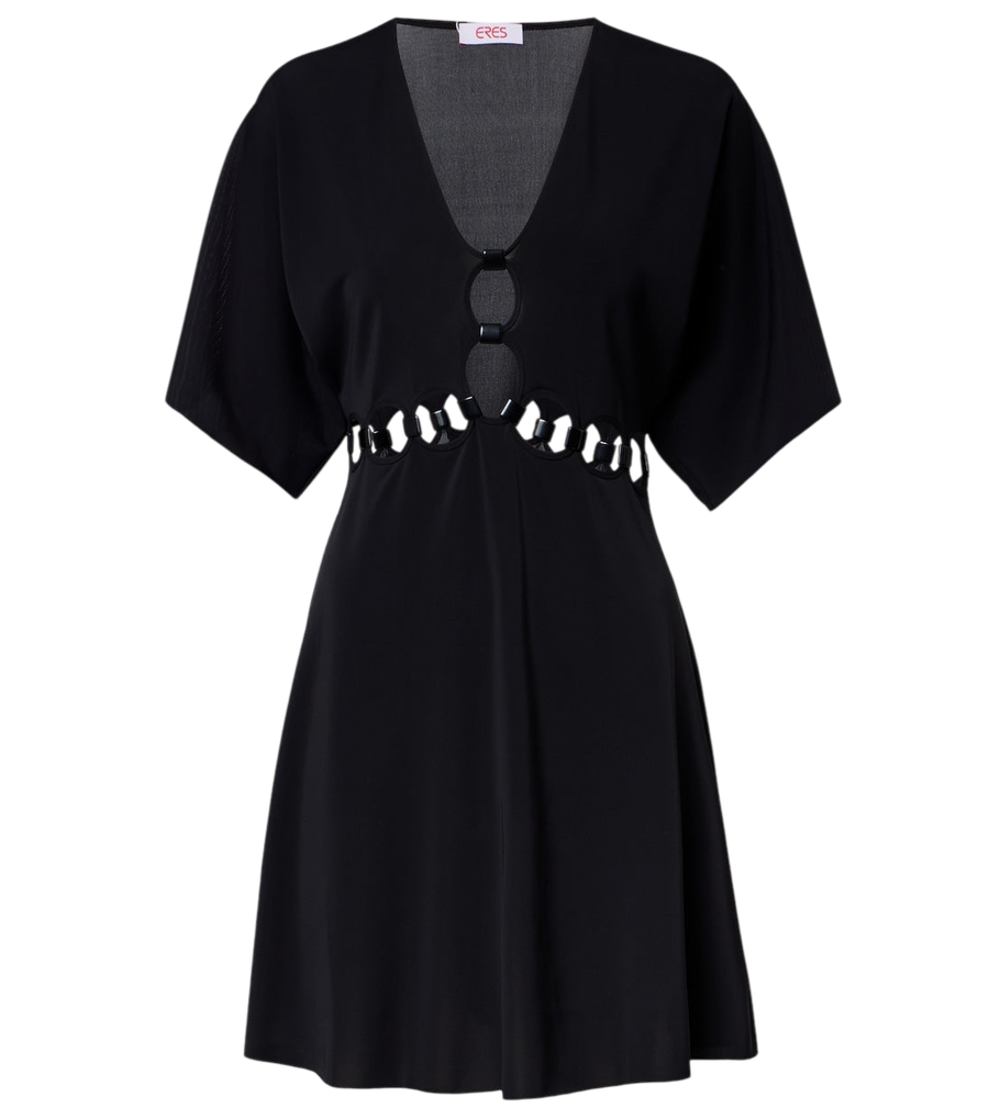 Robe-tee mini en jersey à découpes Eres