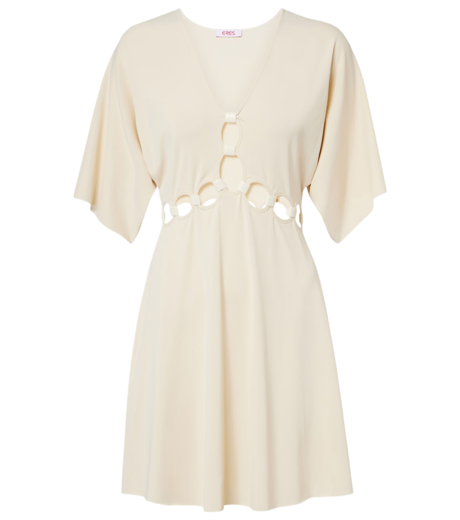 Eres Connection cutout jersey minidress
