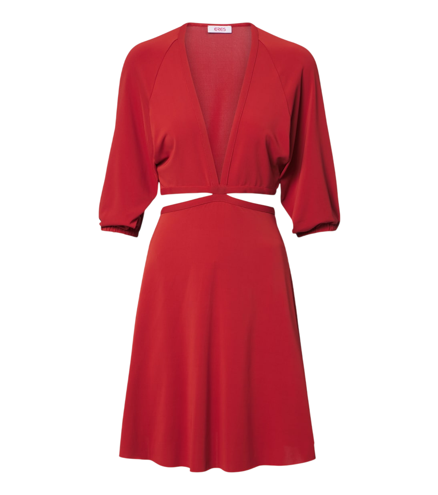 Eres Esmee cutout jersey minidress