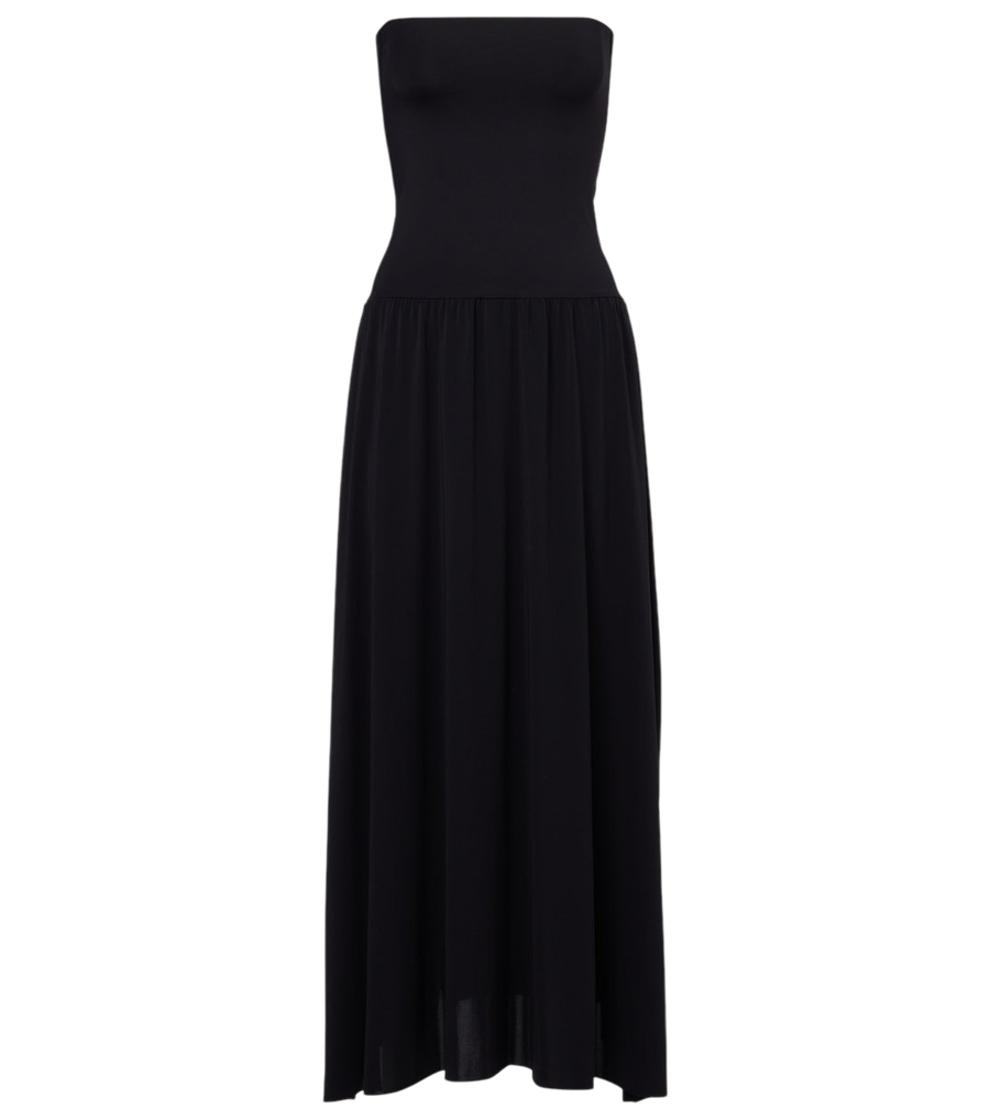 Eres Oda pleated bustier dress