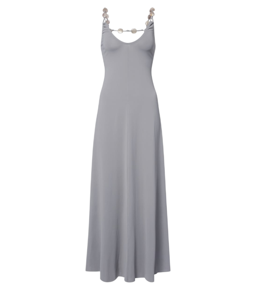 Eres Sculpturale embellished jersey maxi dress