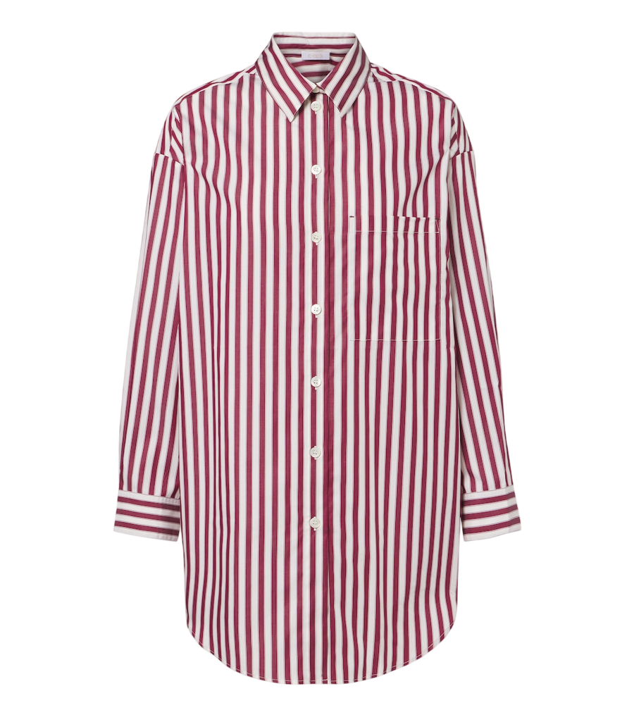 Camisa de algodón a rayas Eres Sir