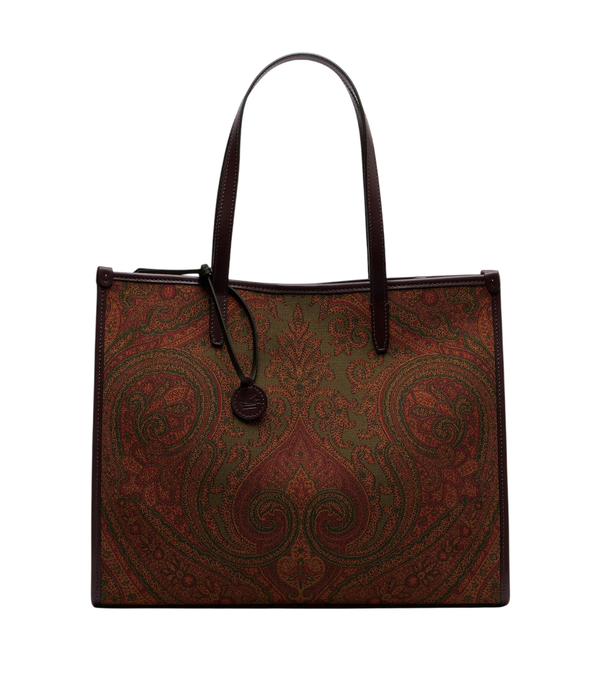 Etro Arnica Large coated canvas tote bag