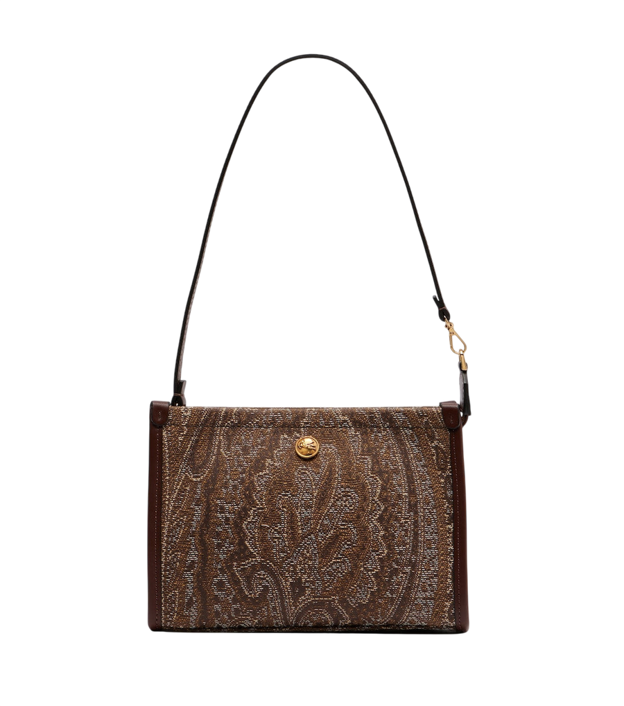 Etro Arnica Small coated canvas top handle bag