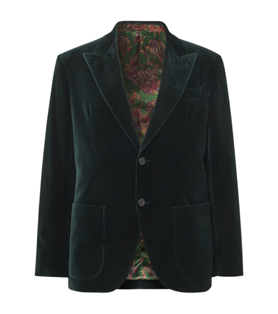 Etro Cotton velvet blazer