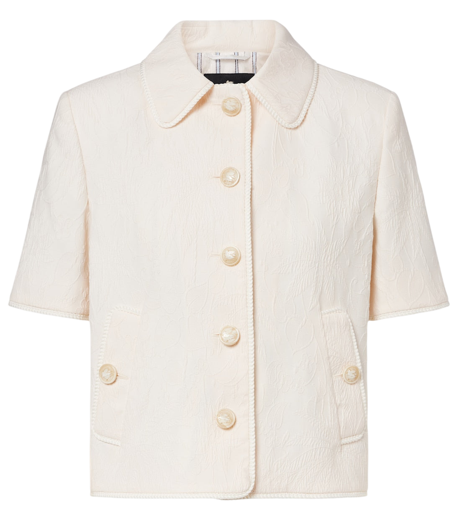 Etro Cottton-blend jacquard jacket