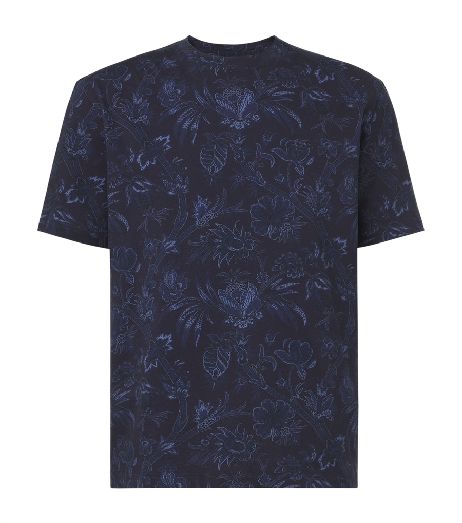 Etro Floral cotton T-shirt