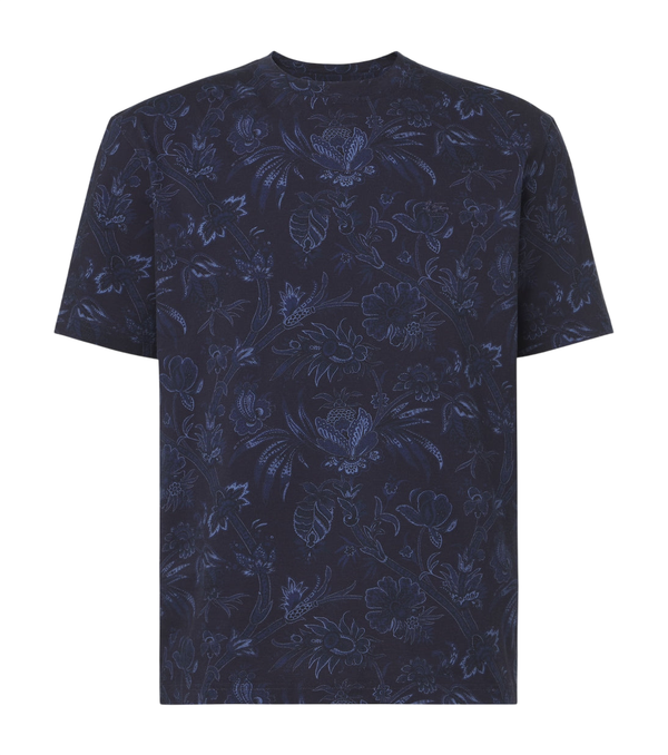 Etro Floral cotton T-shirt