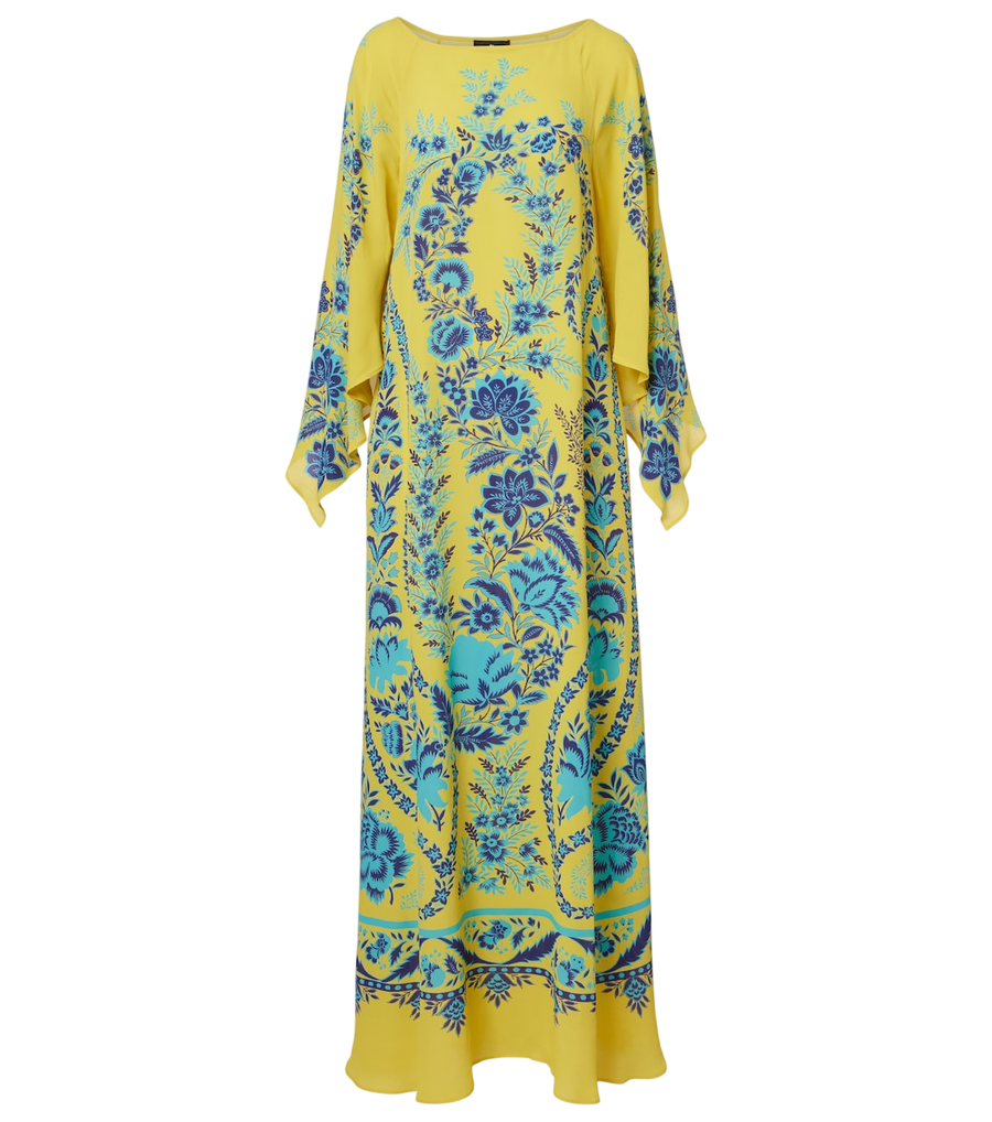 Etro Vestido maxi com padrão floral