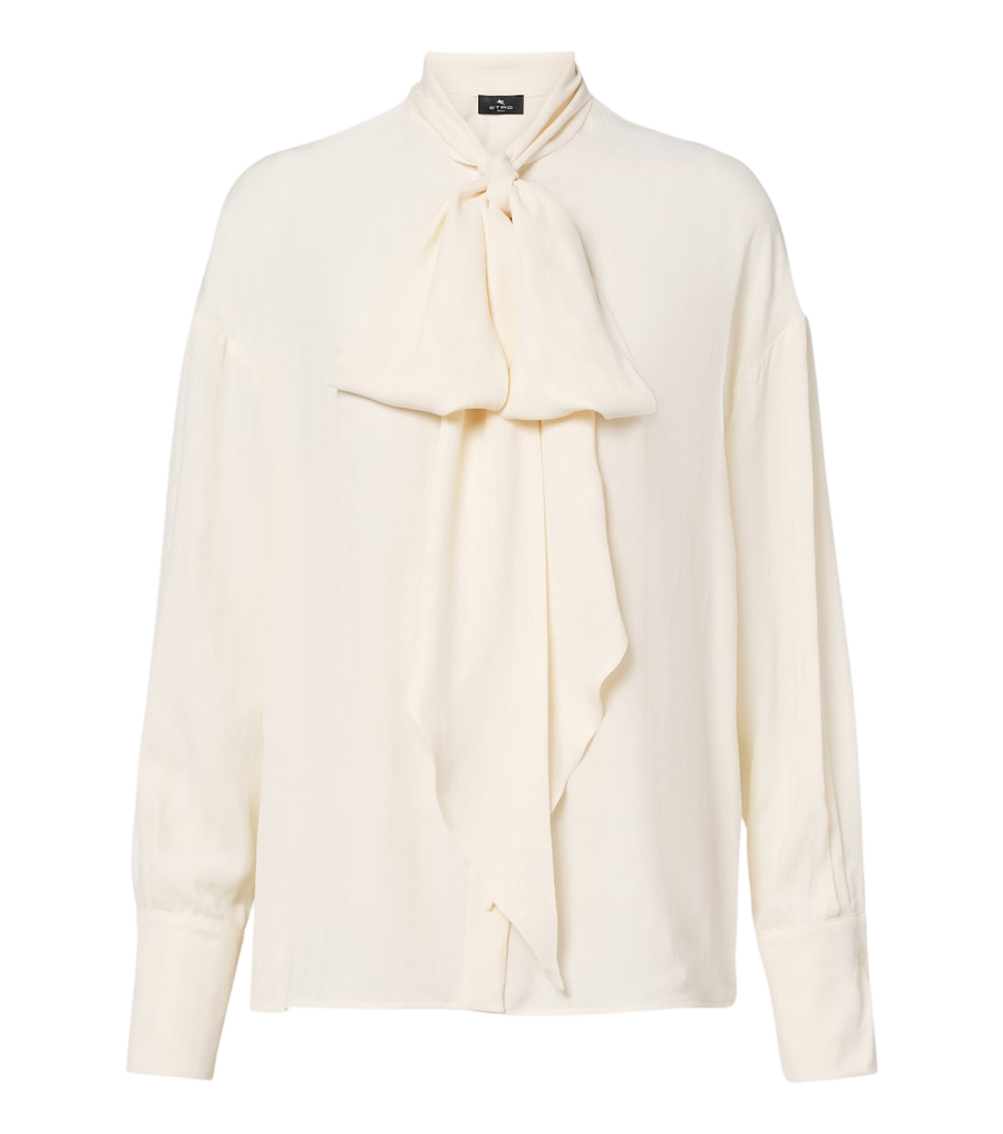 Etro Jacquard georgette blouse