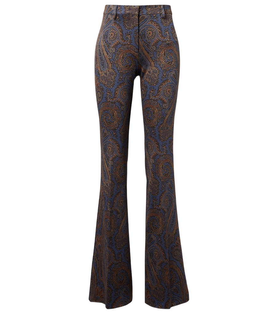 Etro Paisley flared pants