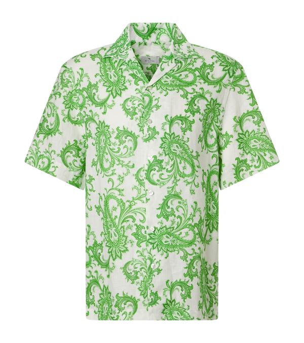 Etro Paisley linen shirt