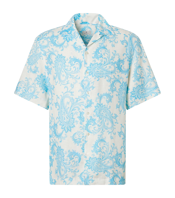 Etro Paisley linen shirt