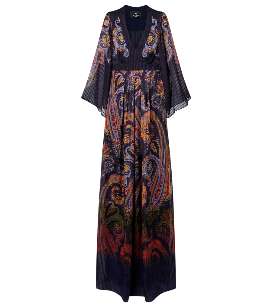 Vestido maxi Etro con estampado paisley