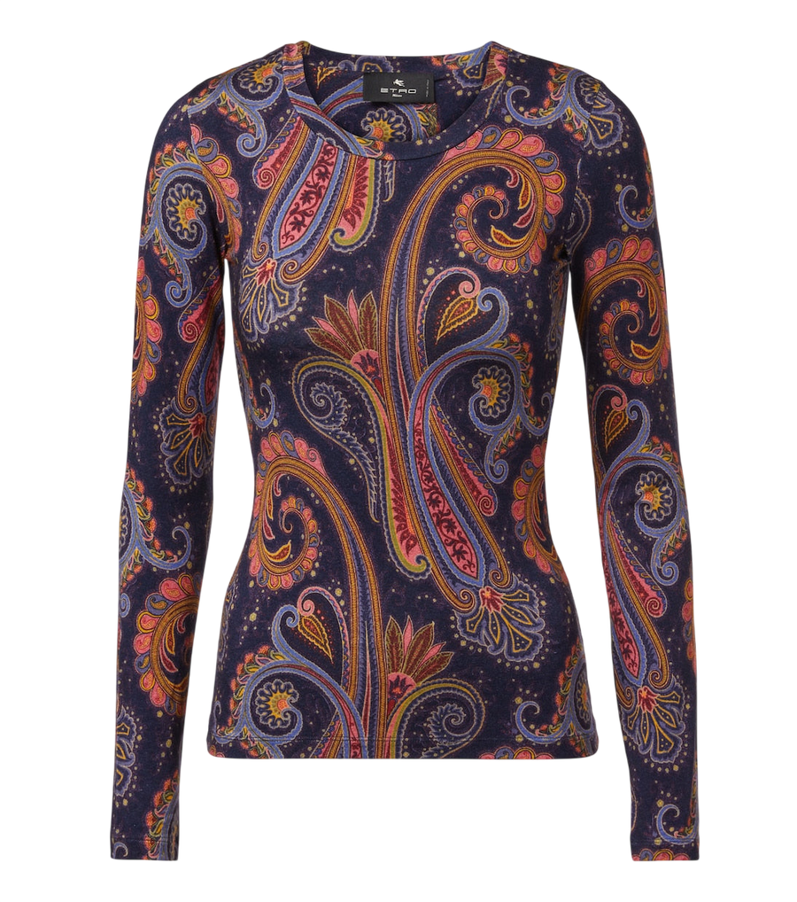 Camiseta Etro con estampado Paisley