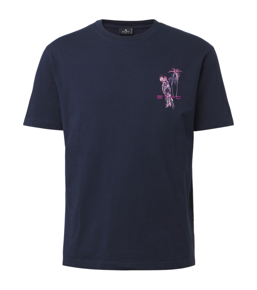 Etro Printed cotton jersey T-shirt