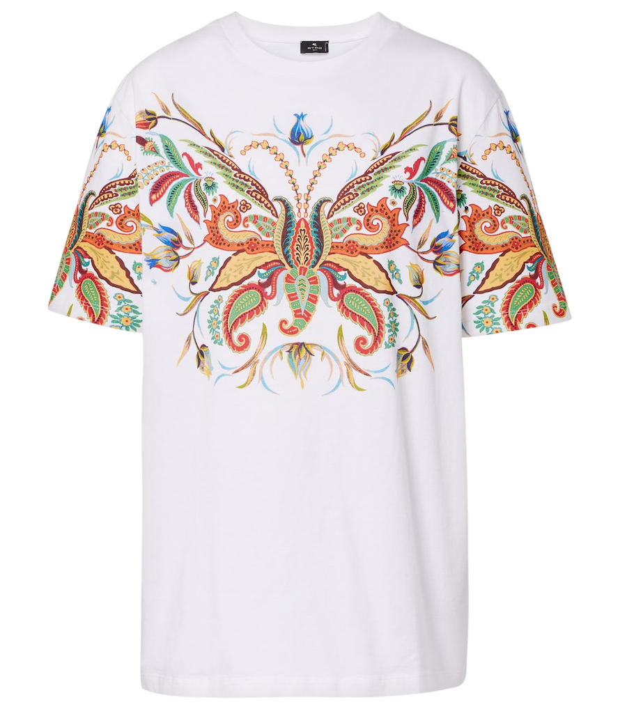 T-shirt en jersey de coton imprimé Etro