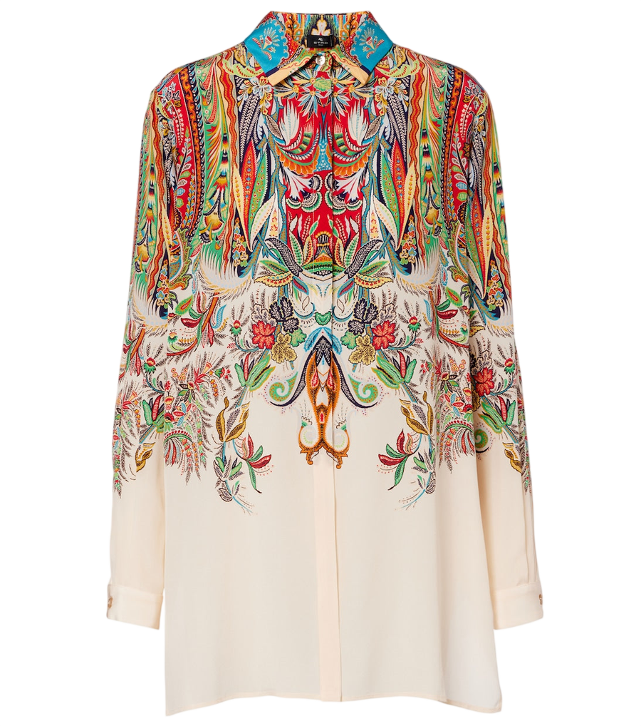 Chemise en soie imprimée Etro