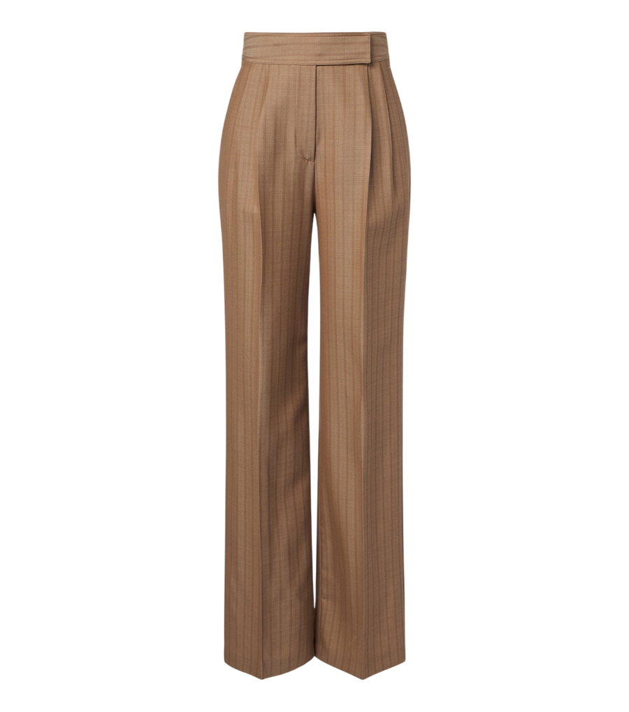 Etro Striped wool wide-leg pants